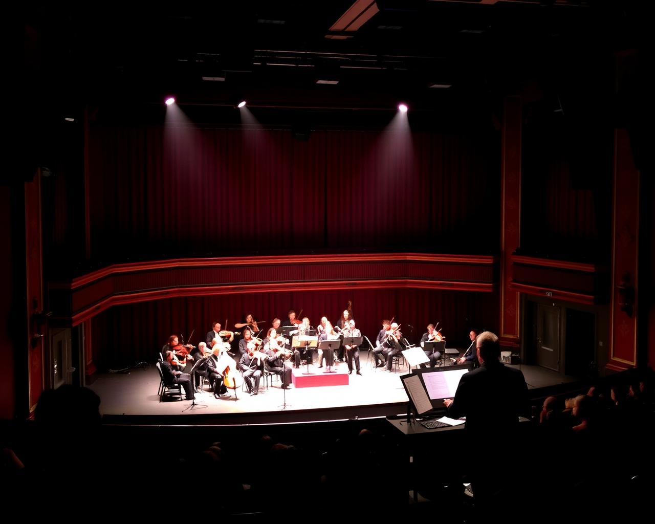 Theater pit